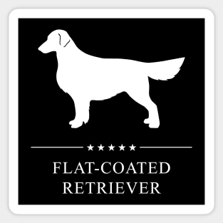 Flat-Coated Retriever Dog White Silhouette Sticker